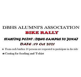 DBHS Alumni's Association - Bike Rally